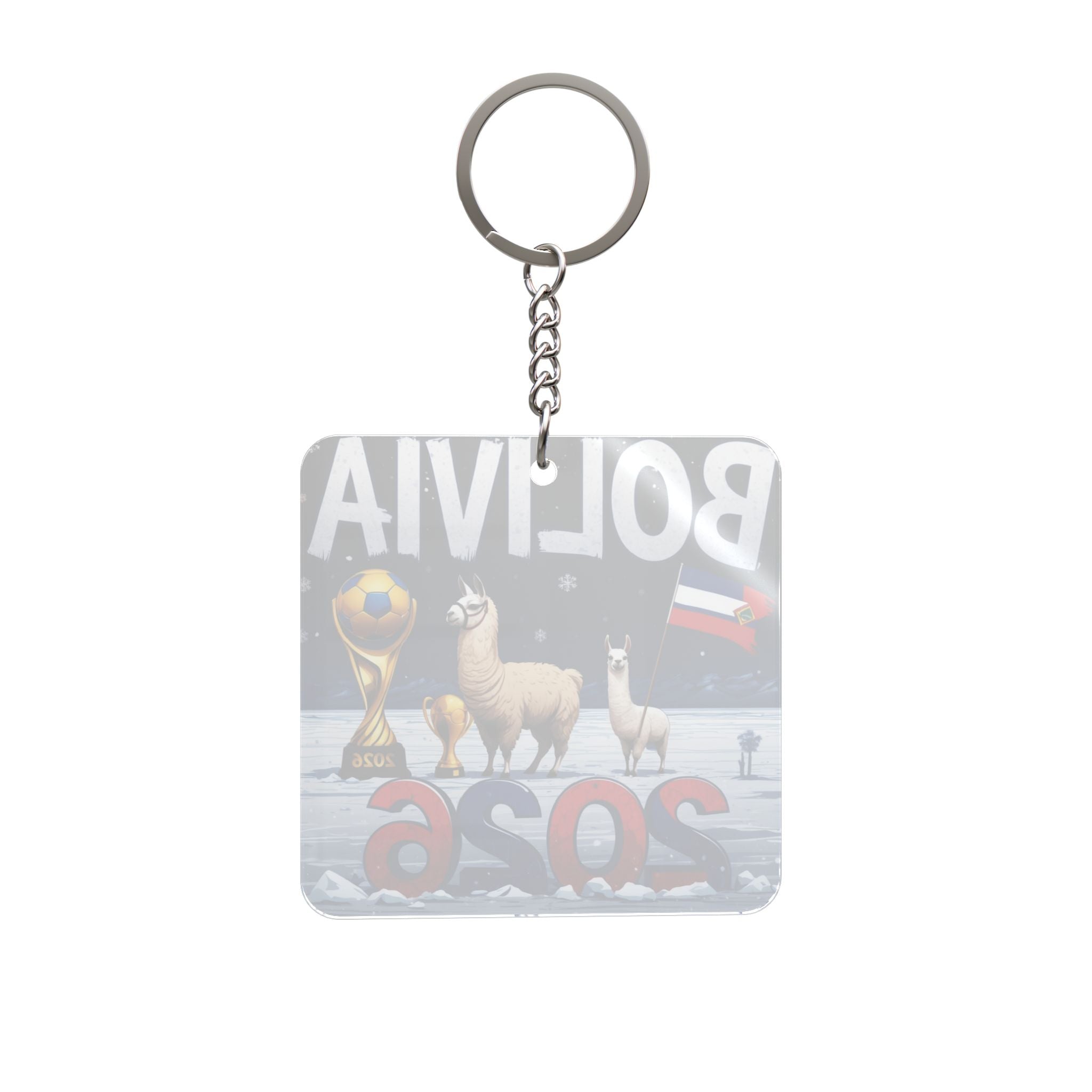 World Cup 2026 Bolivia Keychain Football Fan Gift Soccer Key Ring