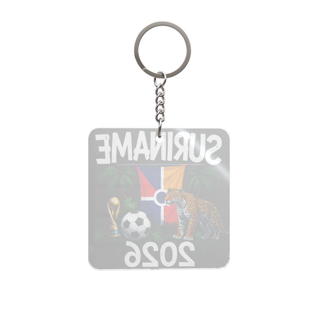 World Cup 2026 Suriname Keychain Football Fan Gift Soccer Key Ring