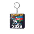 World Cup 2026 Uzbekistan Keychain Football Fan Gift Soccer Key Ring