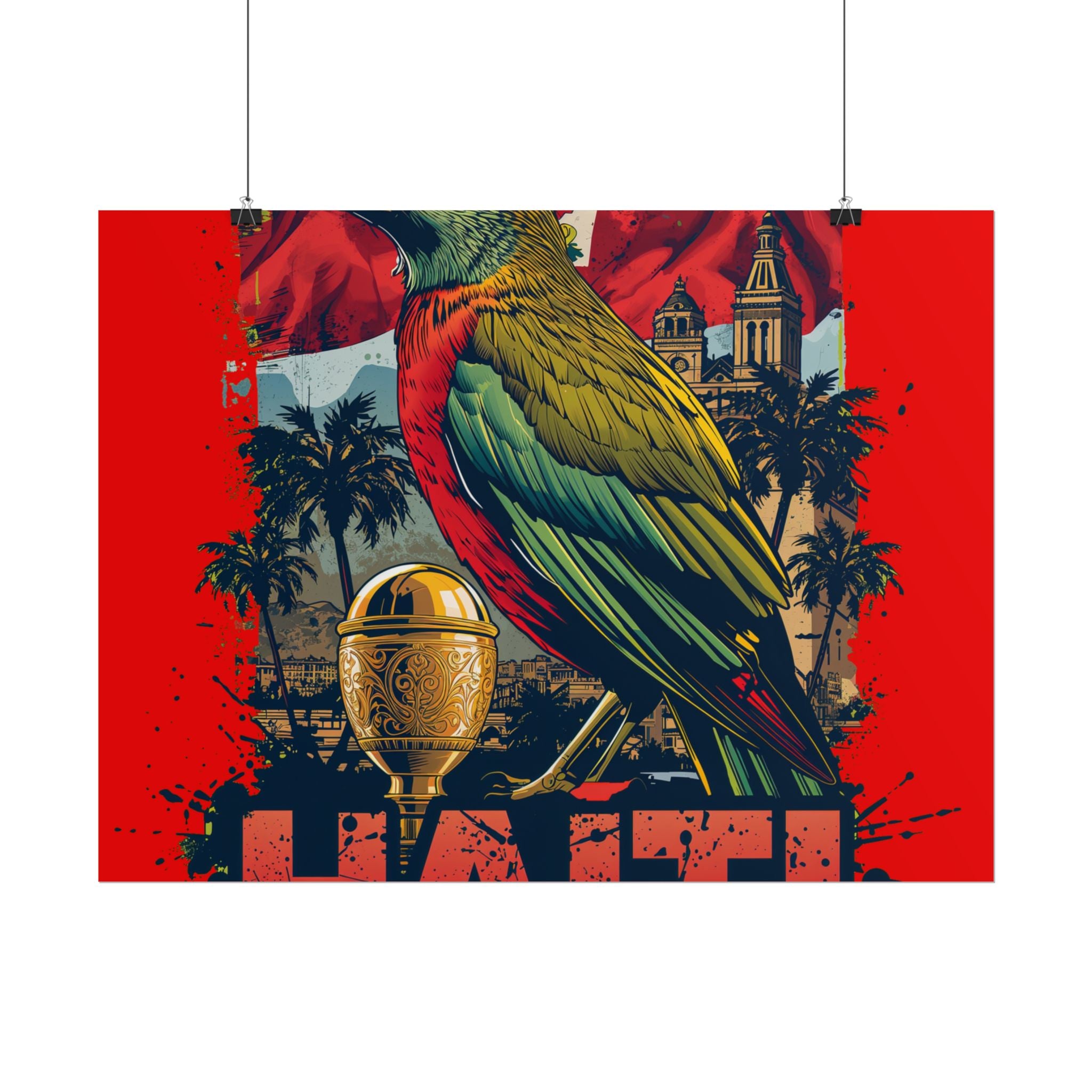 Haiti Soccer Poster 2026 World Cup Les Grenadiers Wall Art Football Print
