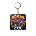 World Cup 2026 Spain Keychain Football Fan Gift Soccer Key Ring
