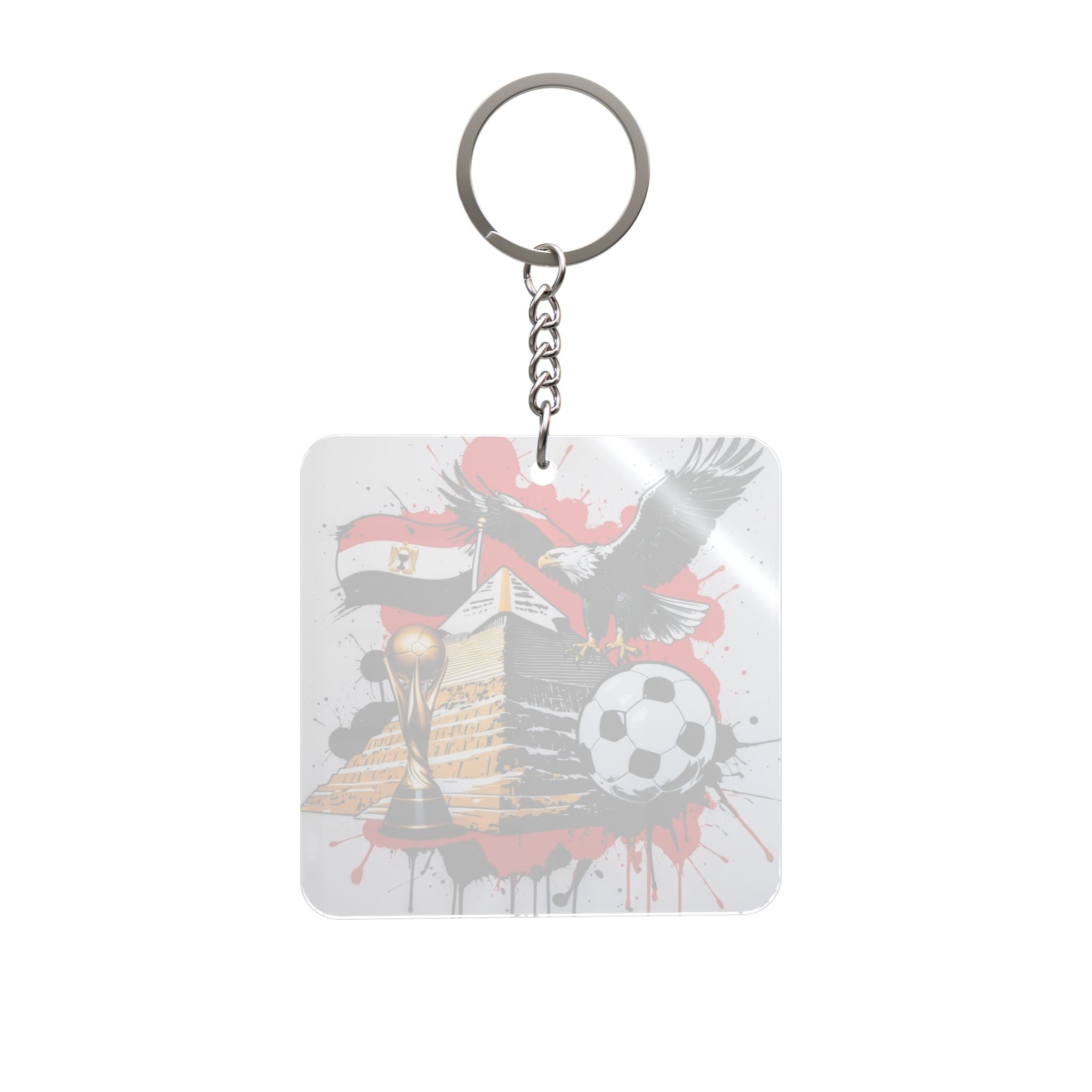 World Cup 2026 Egypt Keychain Football Fan Gift Soccer Key Ring