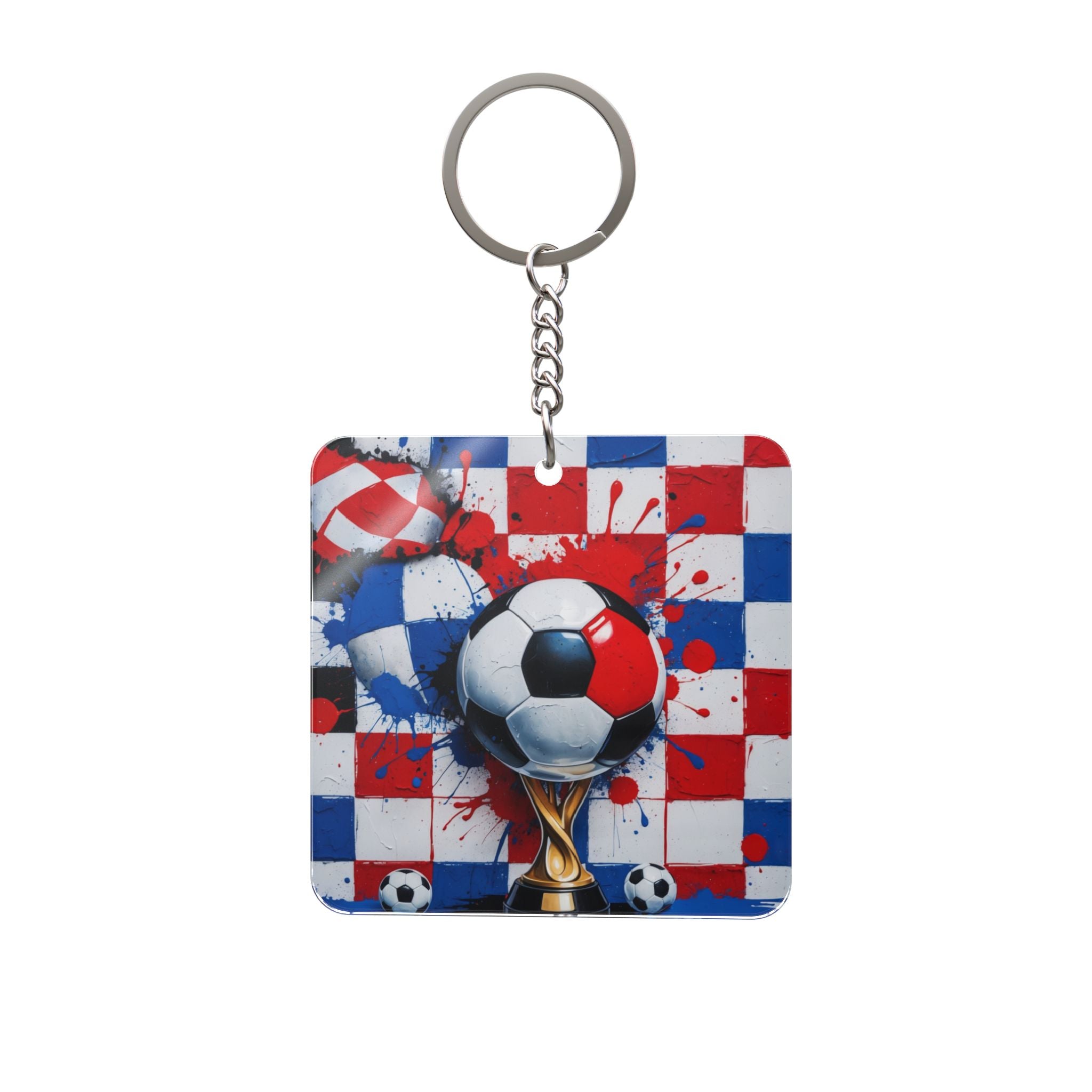 World Cup 2026 Croatia Keychain Football Fan Gift Soccer Key Ring