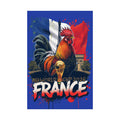 France World Cup 2026 Poster — Rooster, Eiffel Tower & Trophy Art Print