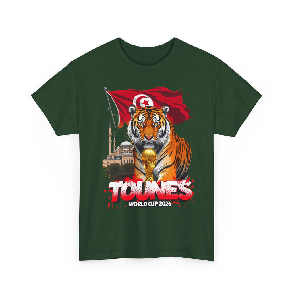 Tunisia 2026 FIFA World Cup T-Shirt | Carthage Eagles Fan Gift | Tunisie Football Tee | Unisex Graphic Tee