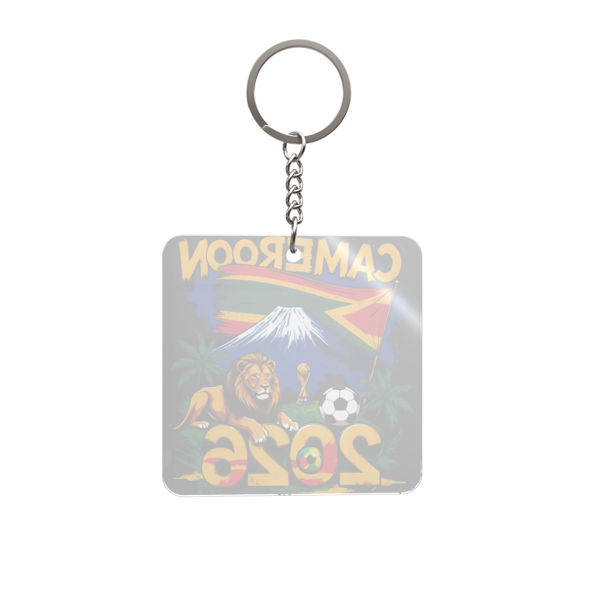 World Cup 2026 Cameroon Keychain Football Fan Gift Soccer Key Ring