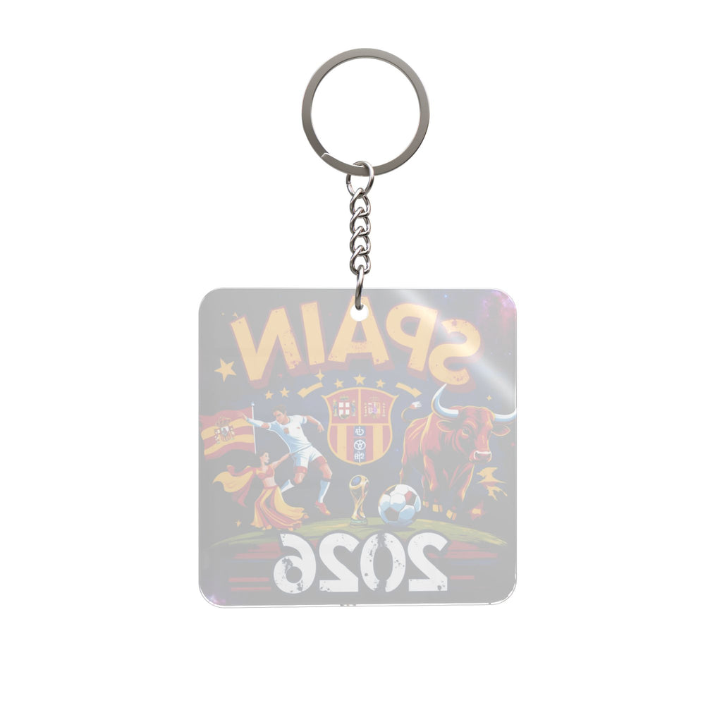 World Cup 2026 Spain Keychain Football Fan Gift Soccer Key Ring