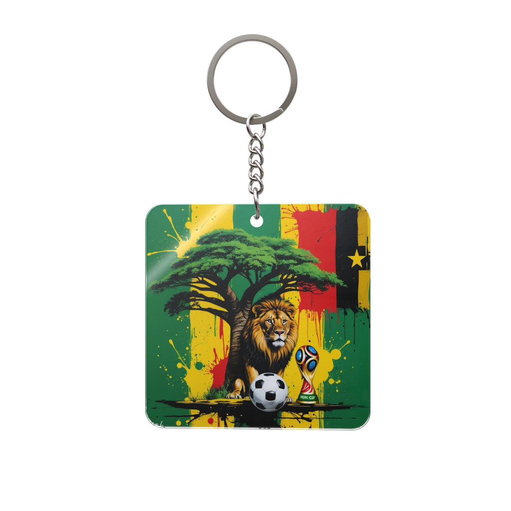 World Cup 2026 Senegal Keychain Football Fan Gift Soccer Key Ring