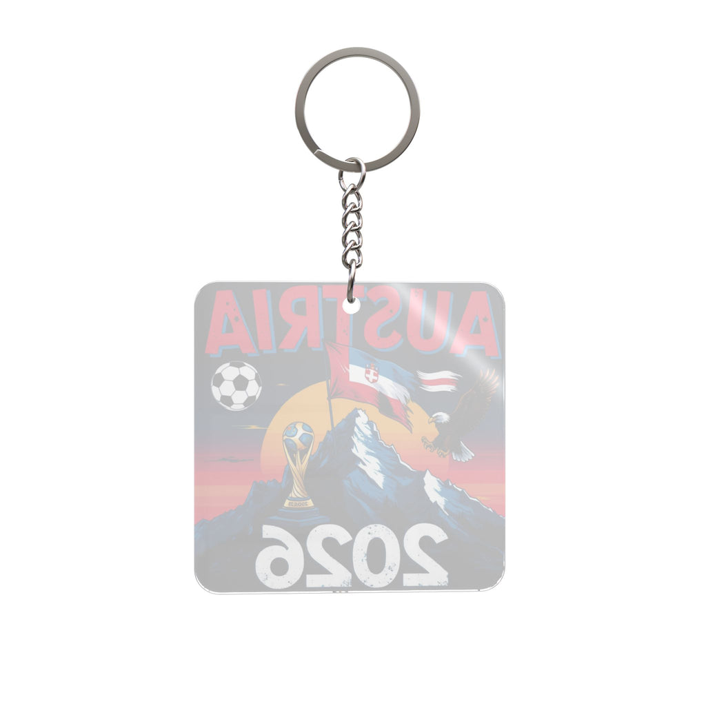 World Cup 2026 Austria Keychain Football Fan Gift Soccer Key Ring