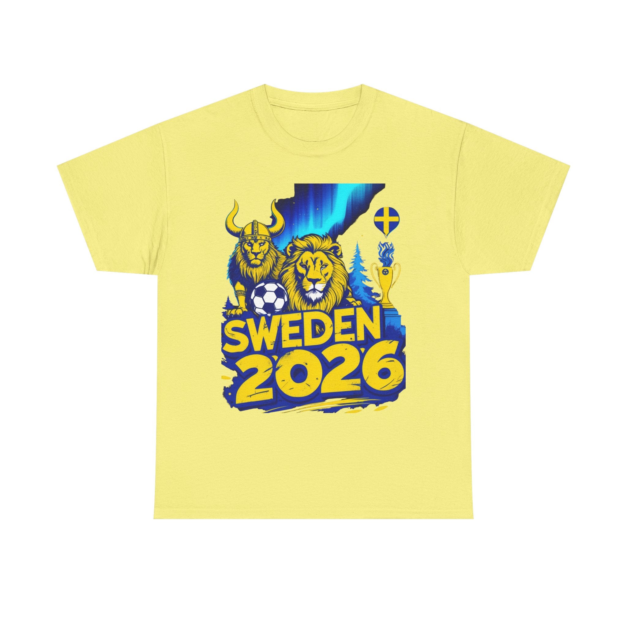 SWEDEN 2026 FIFA World Cup T-Shirt | Swedish Football Fan Gift | Soccer Tee | Unisex