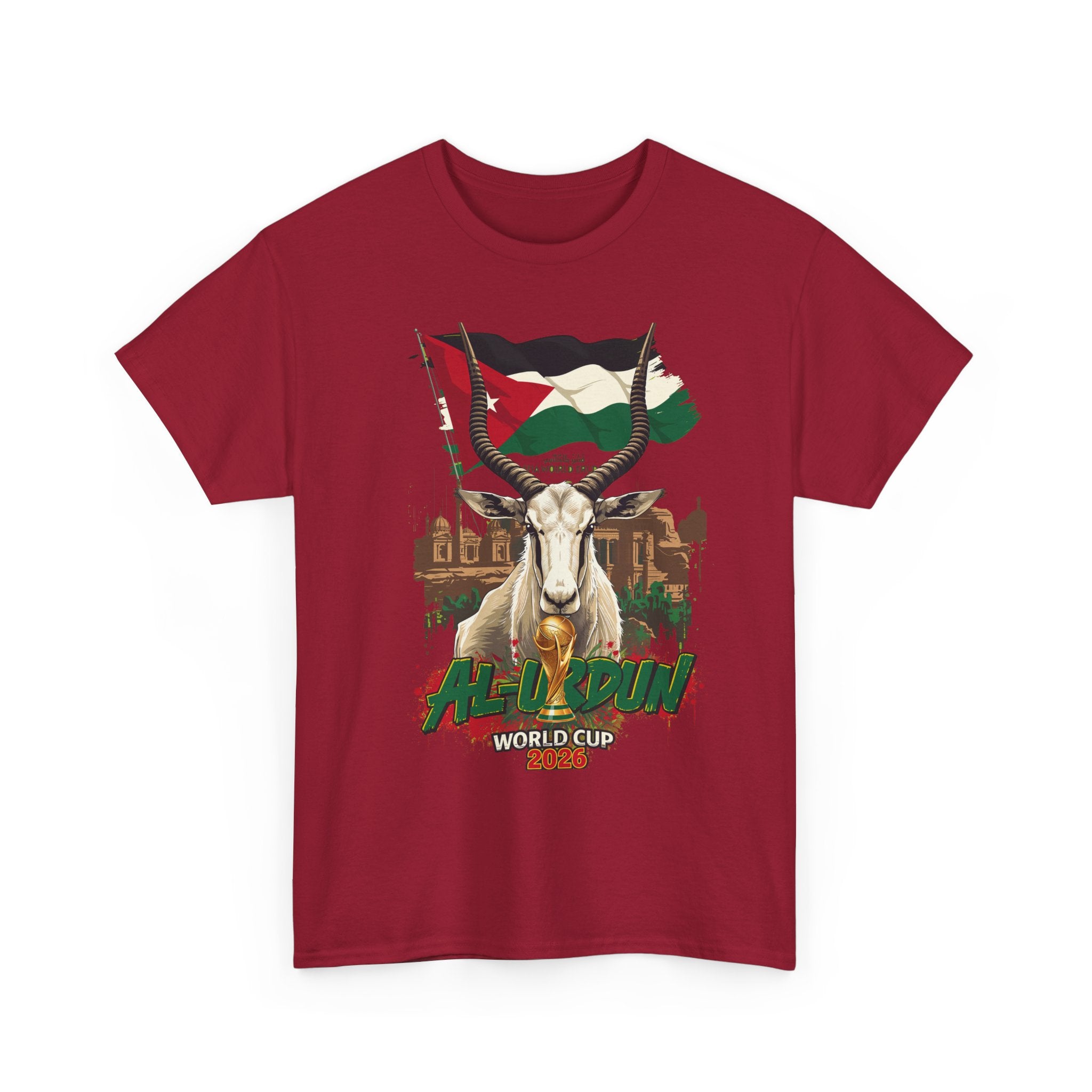 Jordan 2026 FIFA World Cup T-Shirt | The Chivalrous Fan Gift | Al-Nashama Football Tee | Unisex Graphic Tee