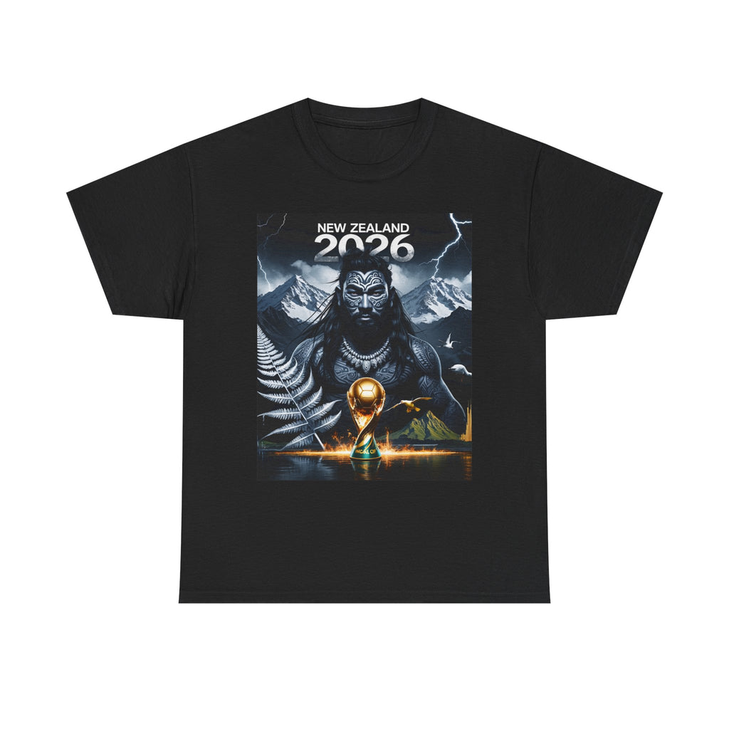 New Zealand 2026 FIFA World Cup T-Shirt | All Whites Fan Gift | Football Tee | Unisex