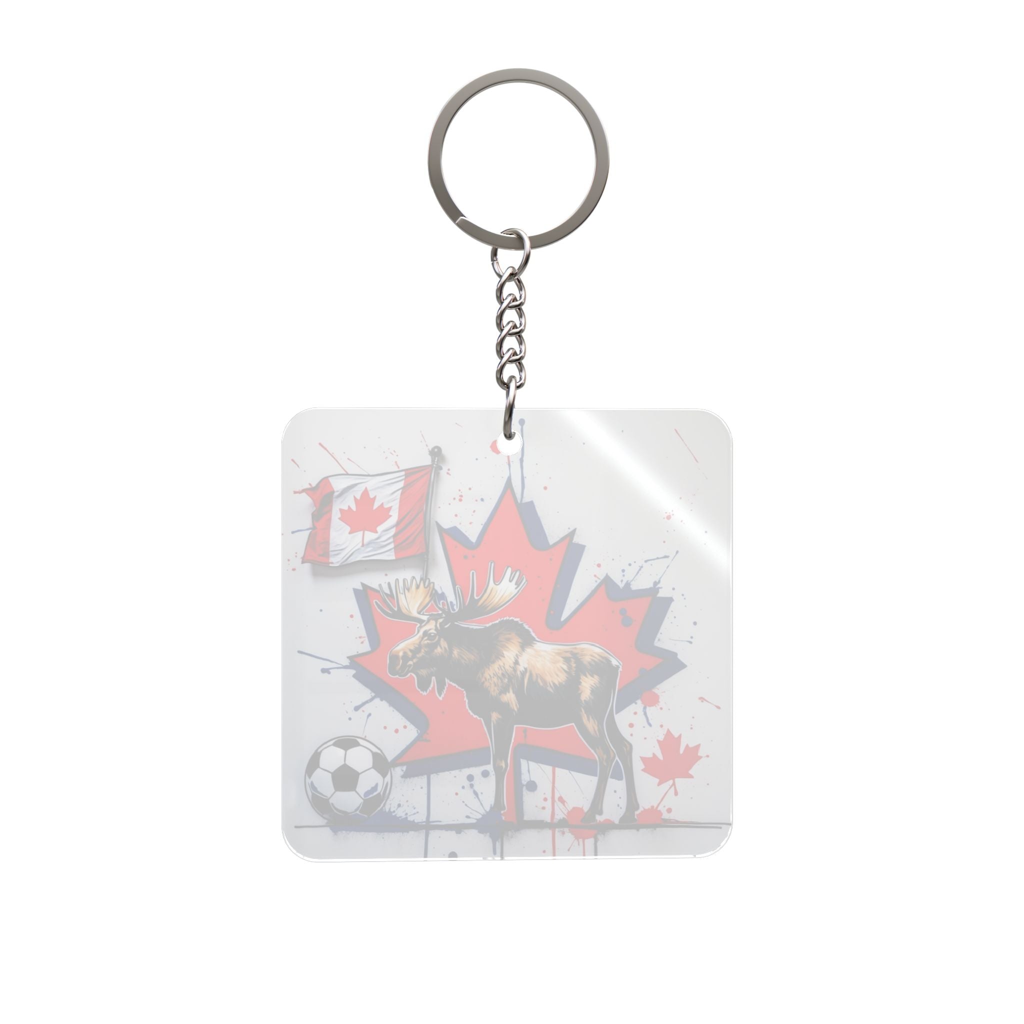 World Cup 2026 Canada Keychain Football Fan Gift Soccer Key Ring