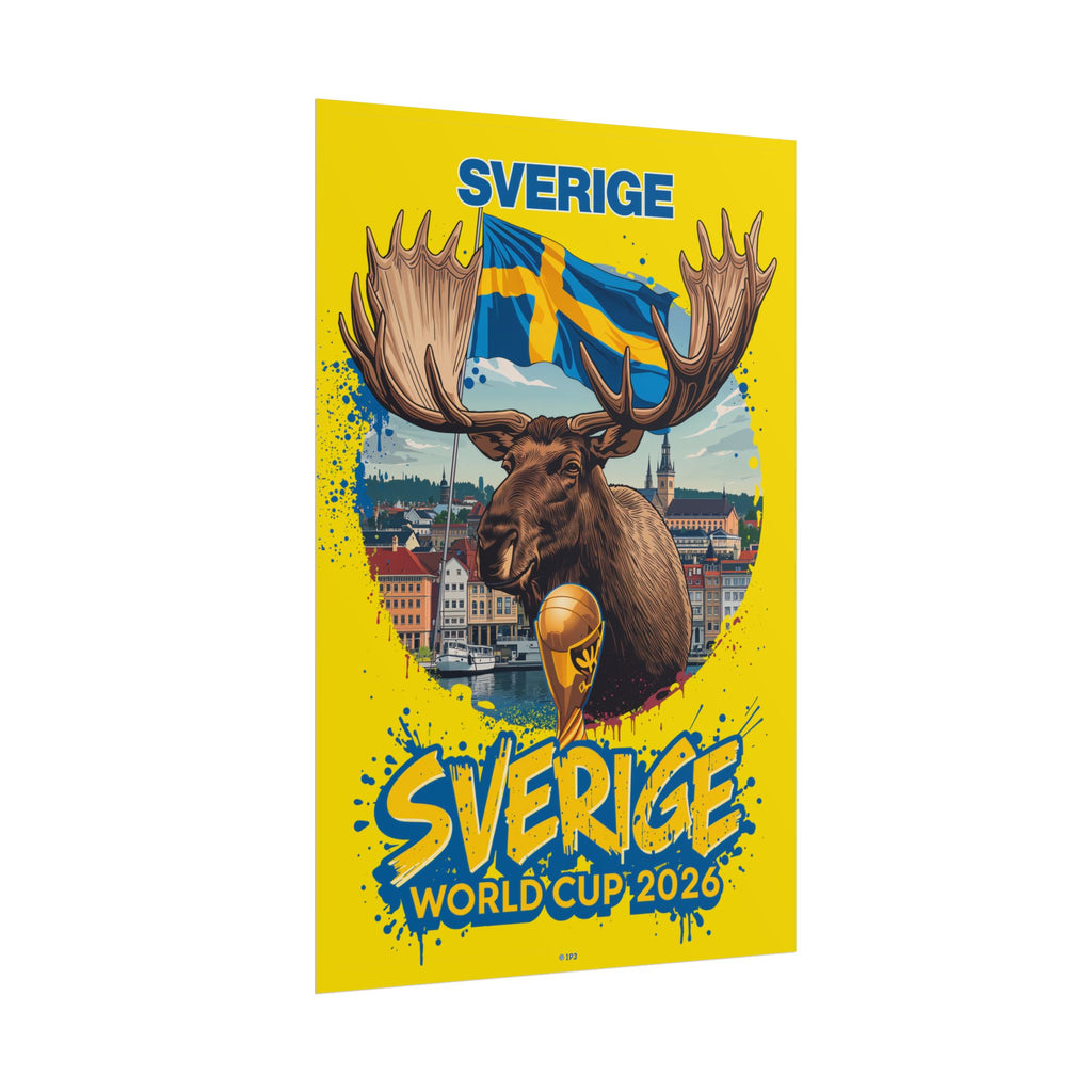 Rolled Poster — Sverige World Cup 2026 Moose Poster
