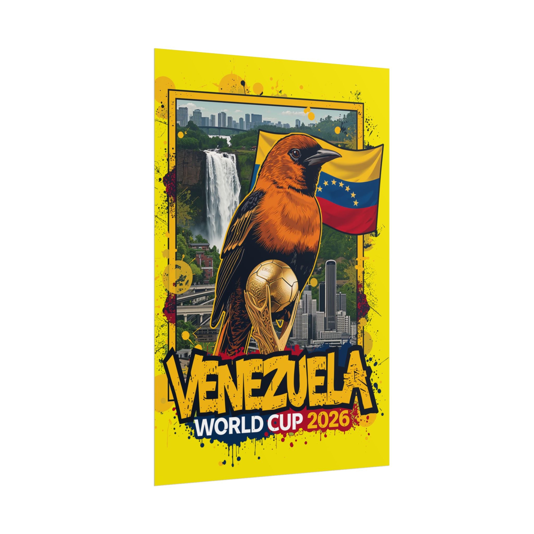 Venezuela World Cup 2026 Poster — Football/Selección Fan Art