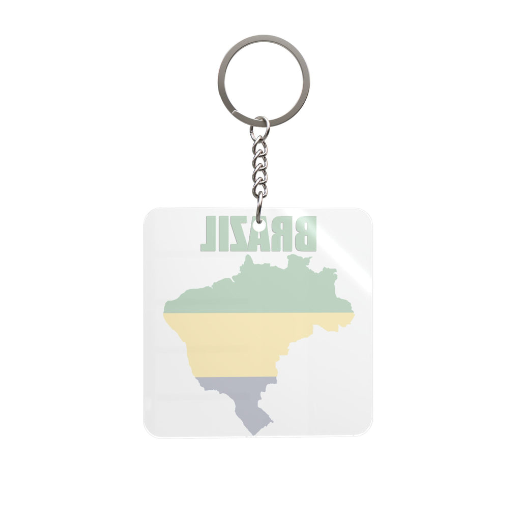 World Cup 2026 Brazil Keychain SOUTH AMERICA Football Fan Gift