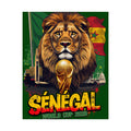 Senegal Soccer Poster 2026 World Cup Lions of Teranga Wall Art Football Print