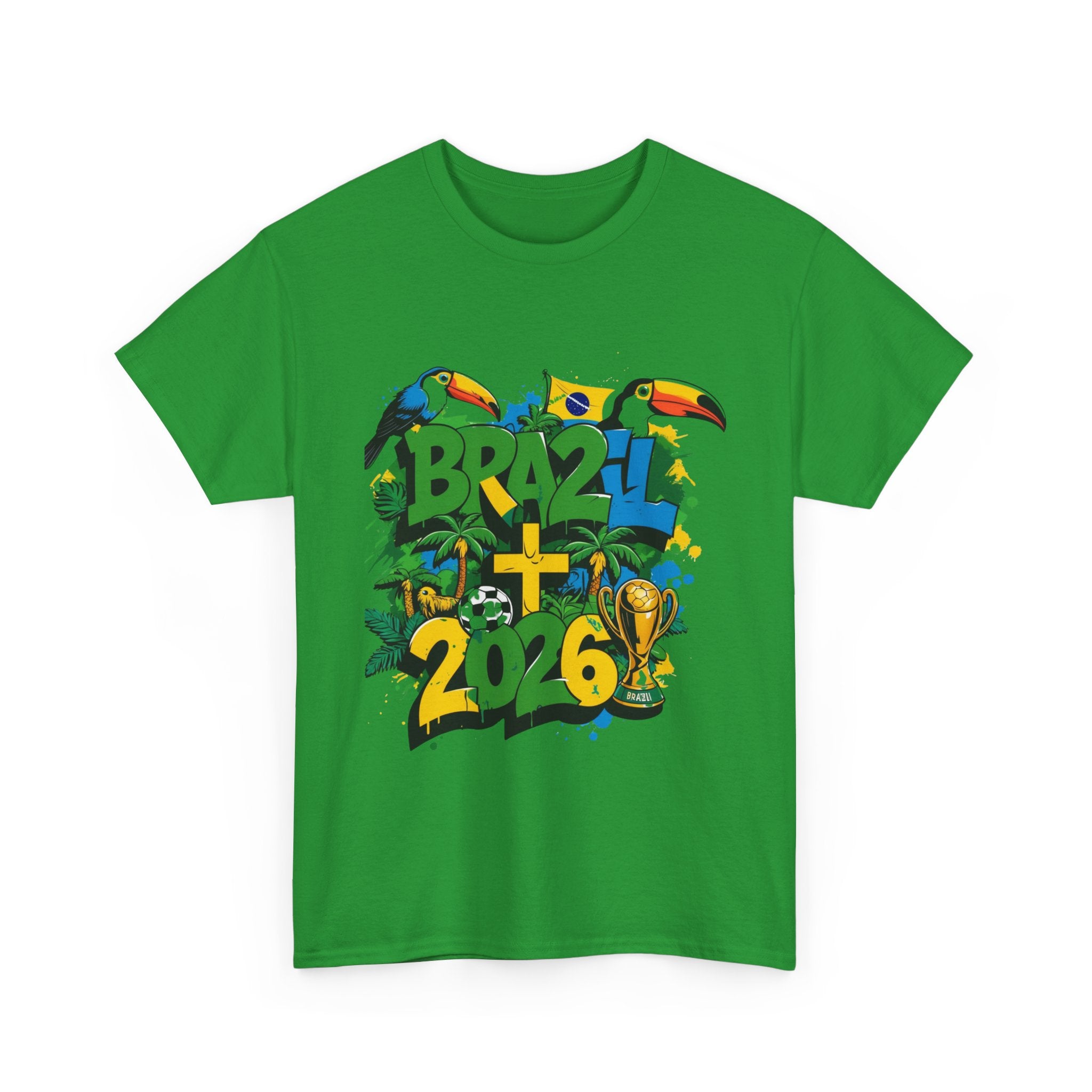 Brazil 2026 Soccer World Cup T-Shirt  Brazil 2026 FIFA World Cup T-Shirt | Brazil Soccer Fan Gift | Football Tee | Unisex