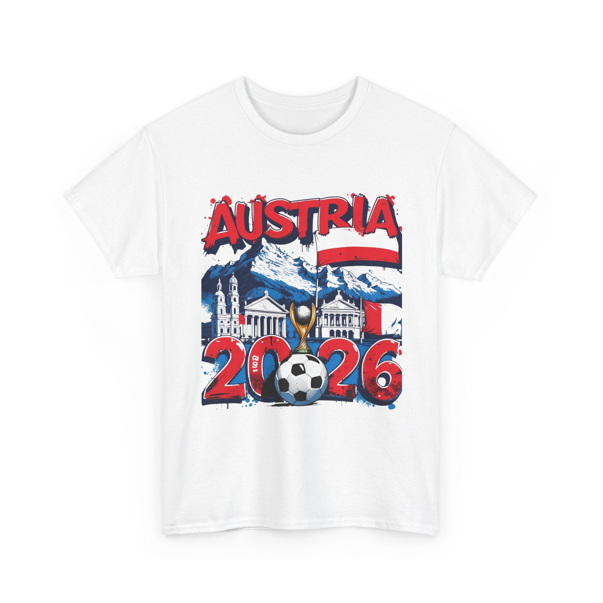 Austria 2026 FIFA World Cup T-Shirt | Das Team Fan Gift | Austrian Soccer Tee | Unisex
