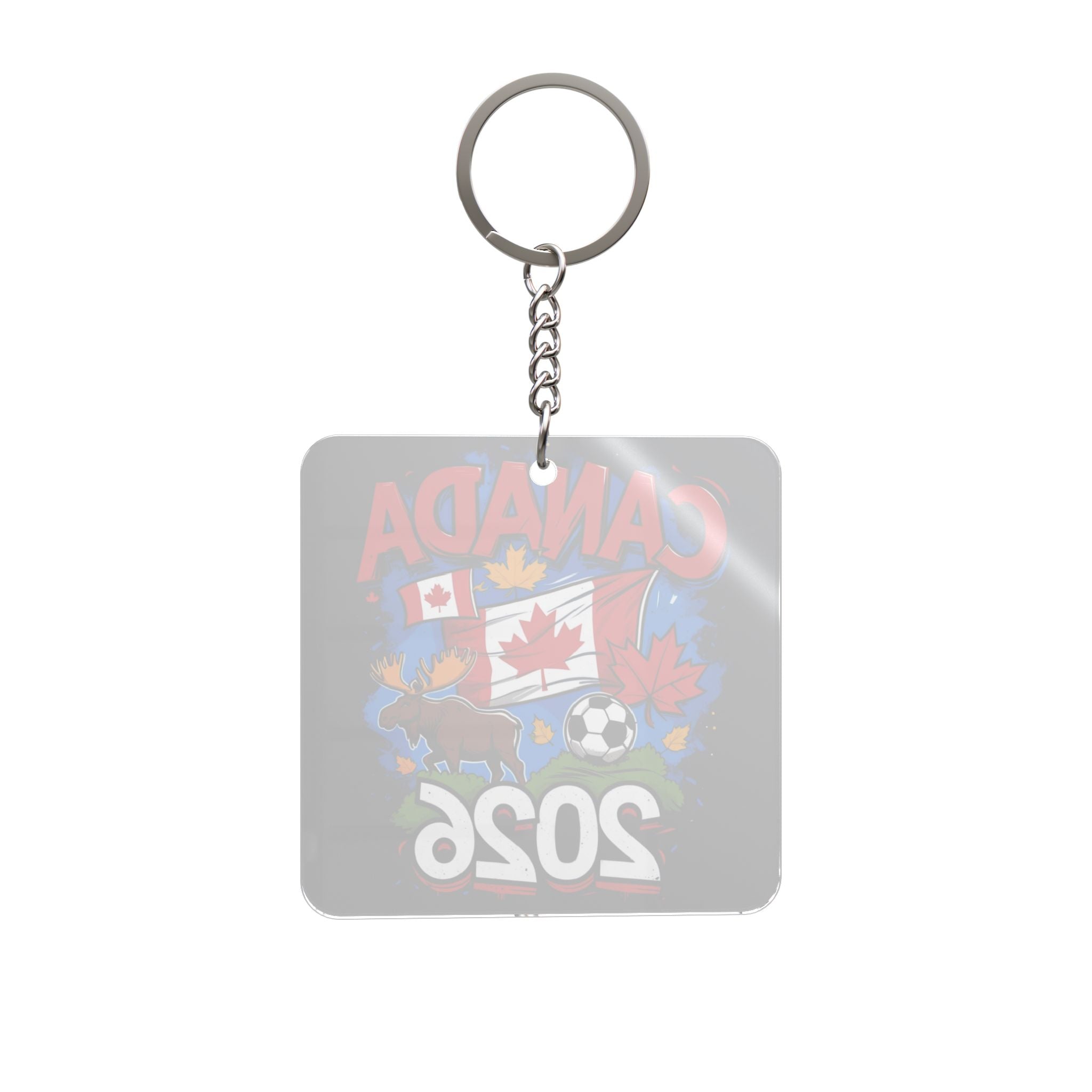 World Cup 2026 Canada Keychain Football Fan Gift Soccer Key Ring