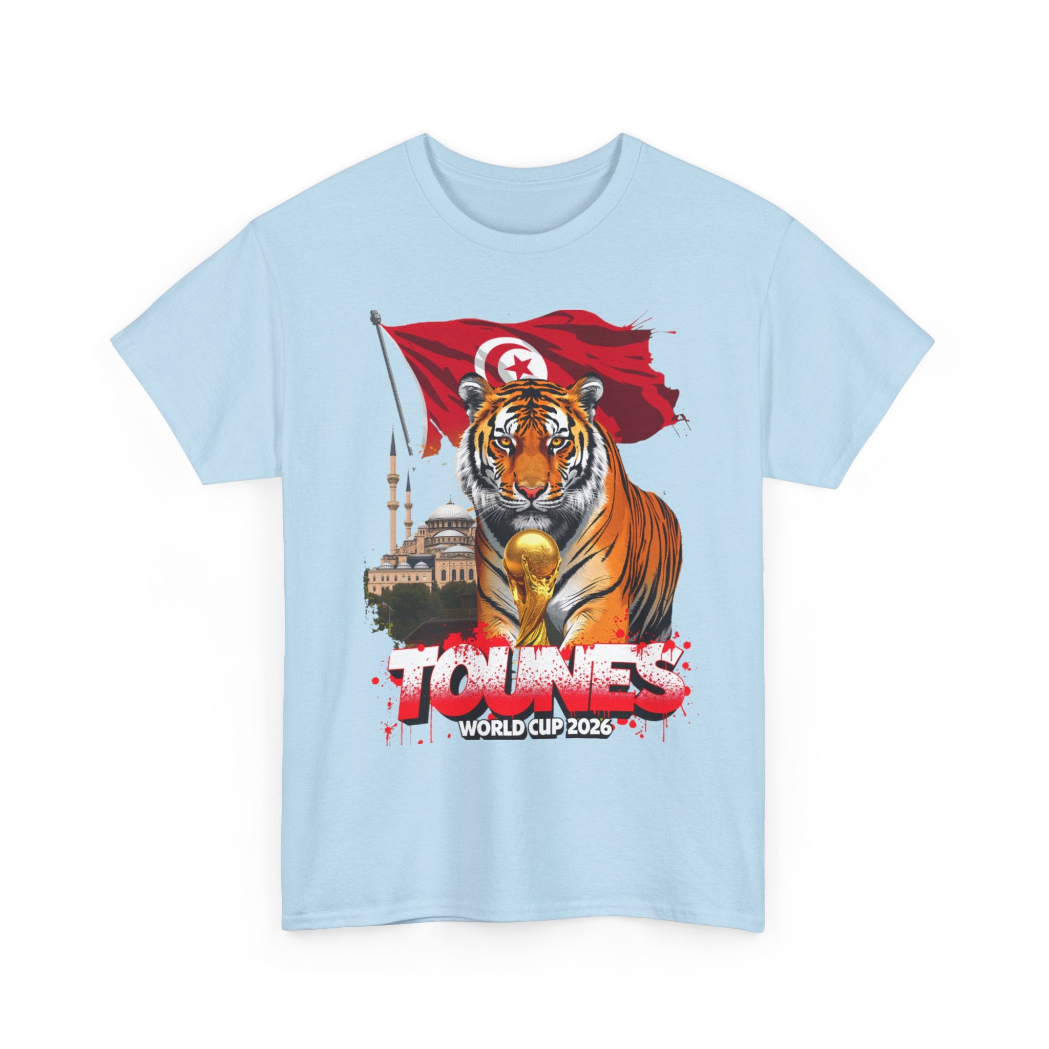 Tunisia 2026 FIFA World Cup T-Shirt | Carthage Eagles Fan Gift | Tunisie Football Tee | Unisex Graphic Tee