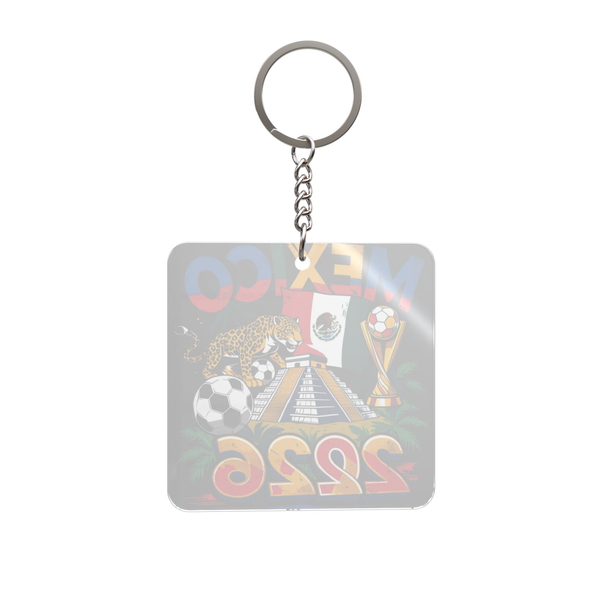 World Cup 2026 Mexico Keychain Football Fan Gift Soccer Key Ring