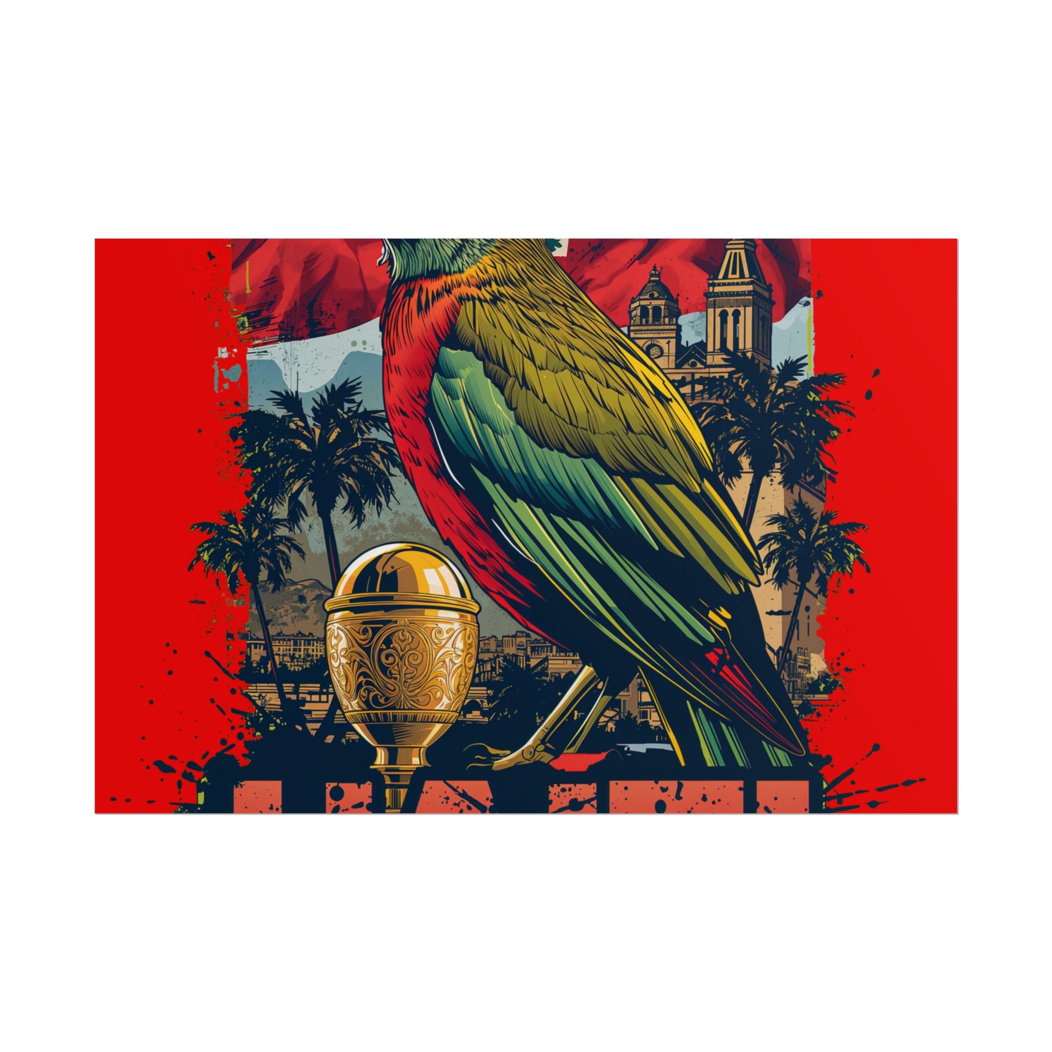 Haiti Soccer Poster 2026 World Cup Les Grenadiers Wall Art Football Print