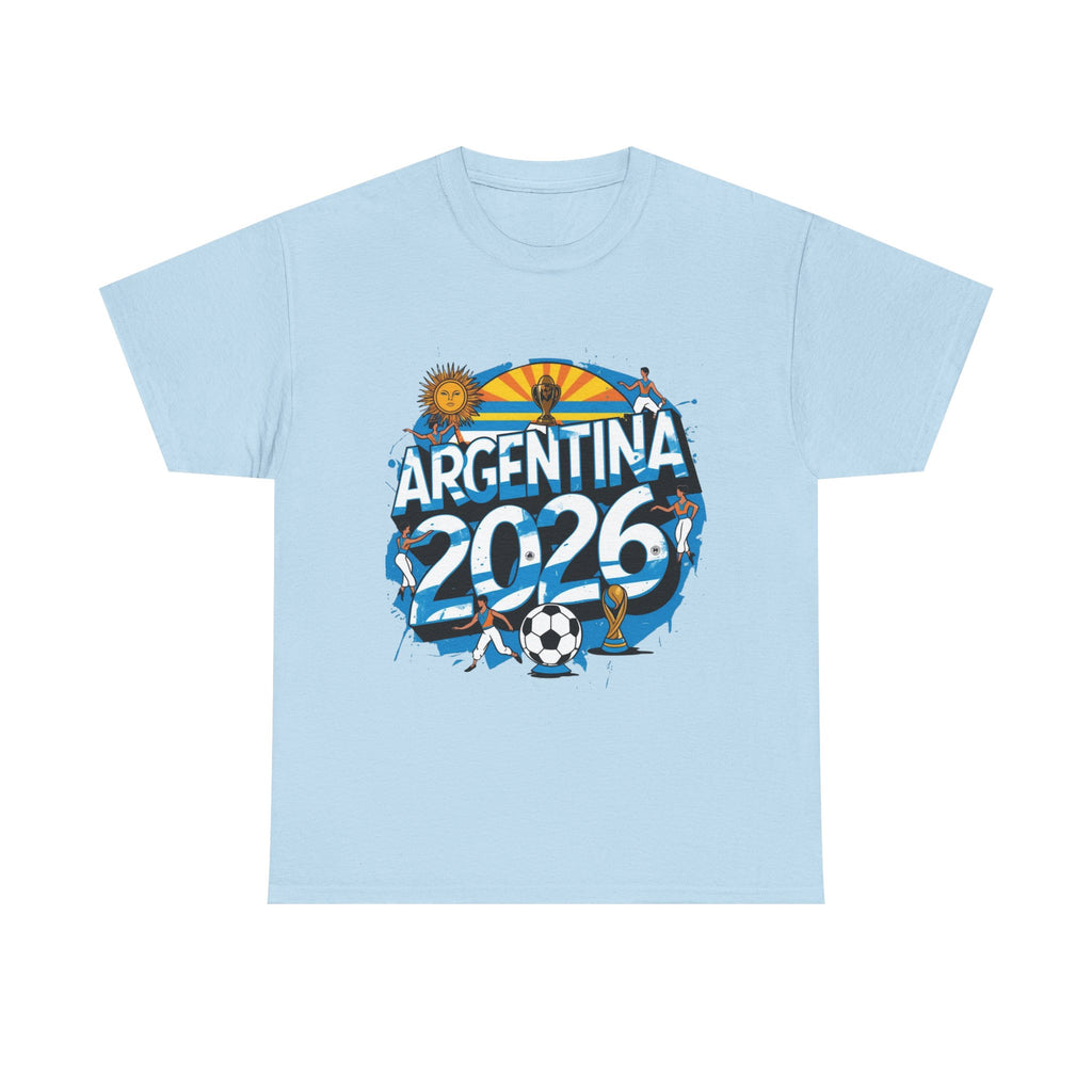 Argentina 2026 FIFA World Cup T-Shirt | Messi Fan Gift | Albiceleste Soccer Tee | Unisex