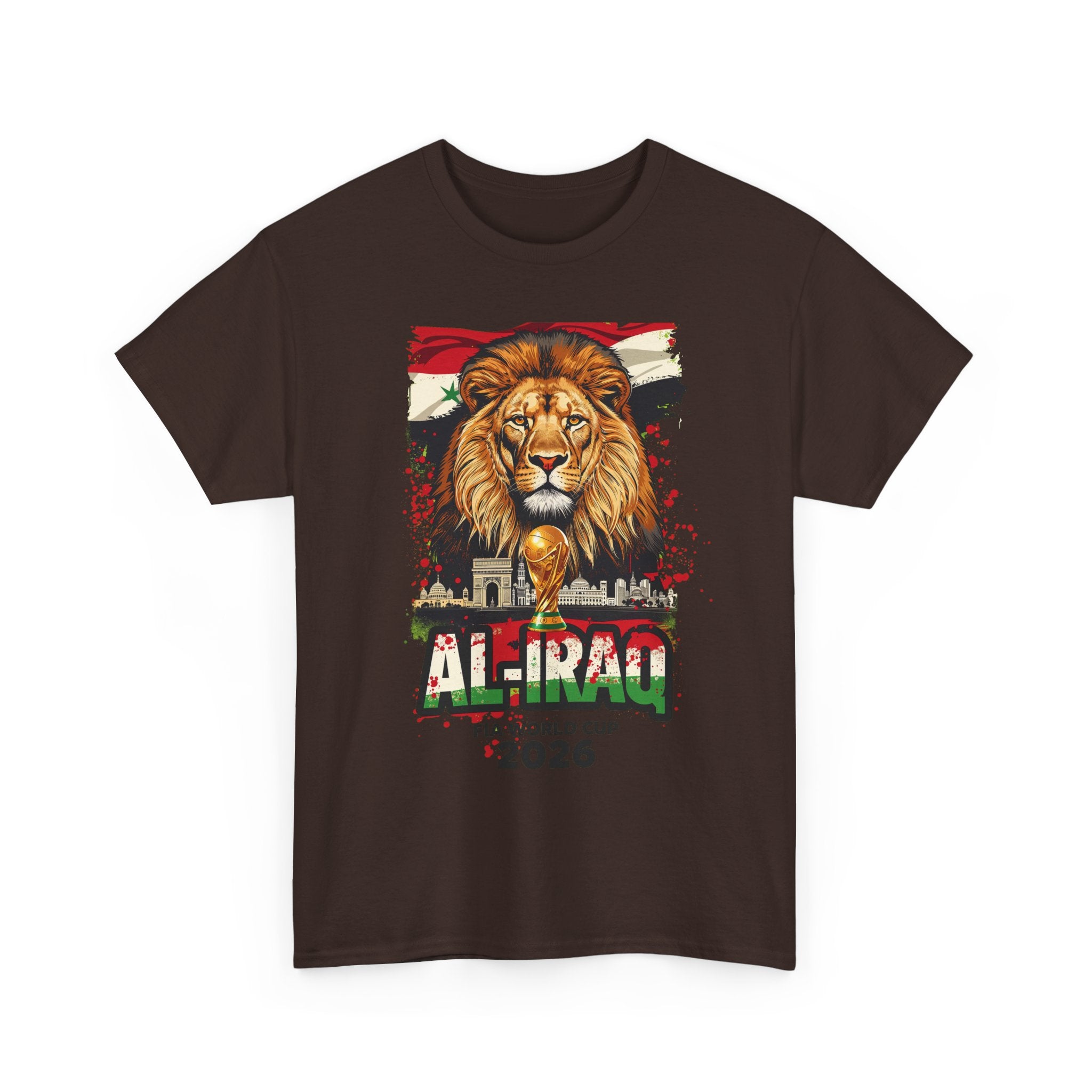 Iraq 2026 FIFA World Cup T-Shirt | Lions of Mesopotamia Fan Gift | Iraq Football Tee | Unisex Graphic Tee