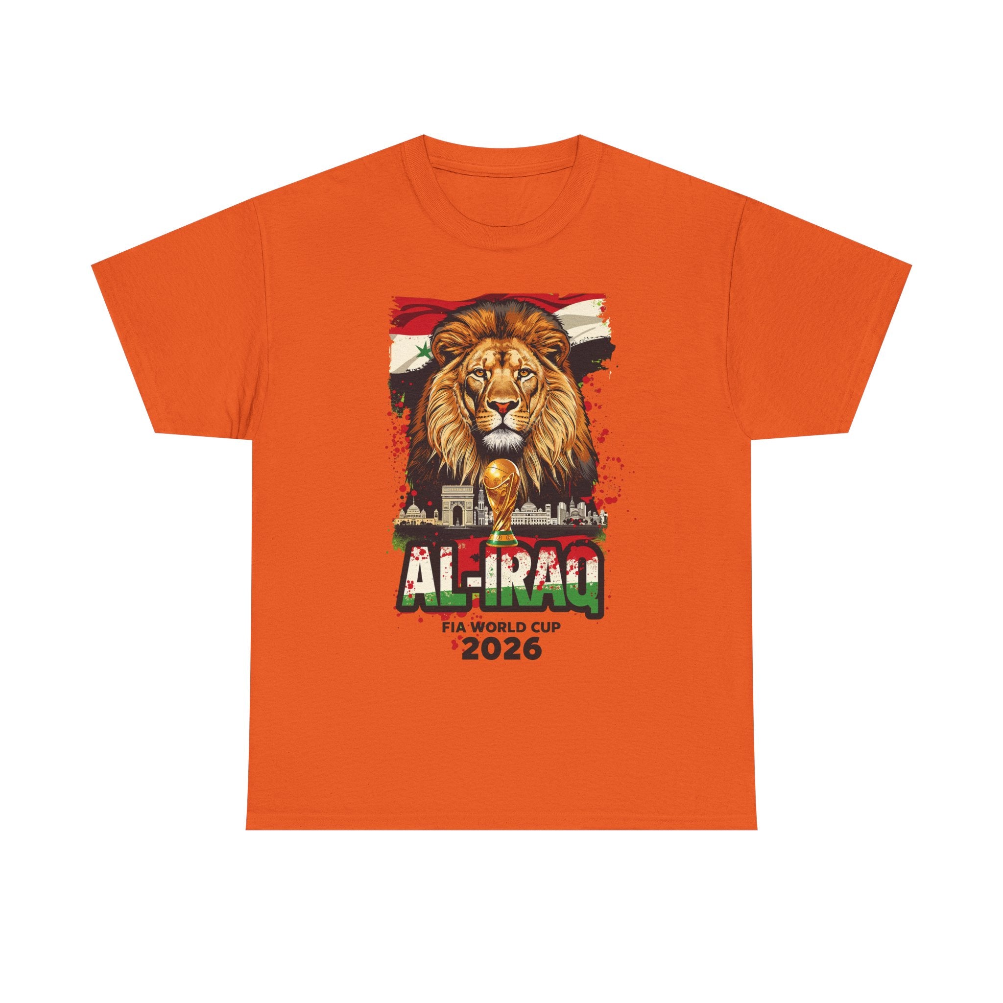 Iraq 2026 FIFA World Cup T-Shirt | Lions of Mesopotamia Fan Gift | Iraq Football Tee | Unisex Graphic Tee