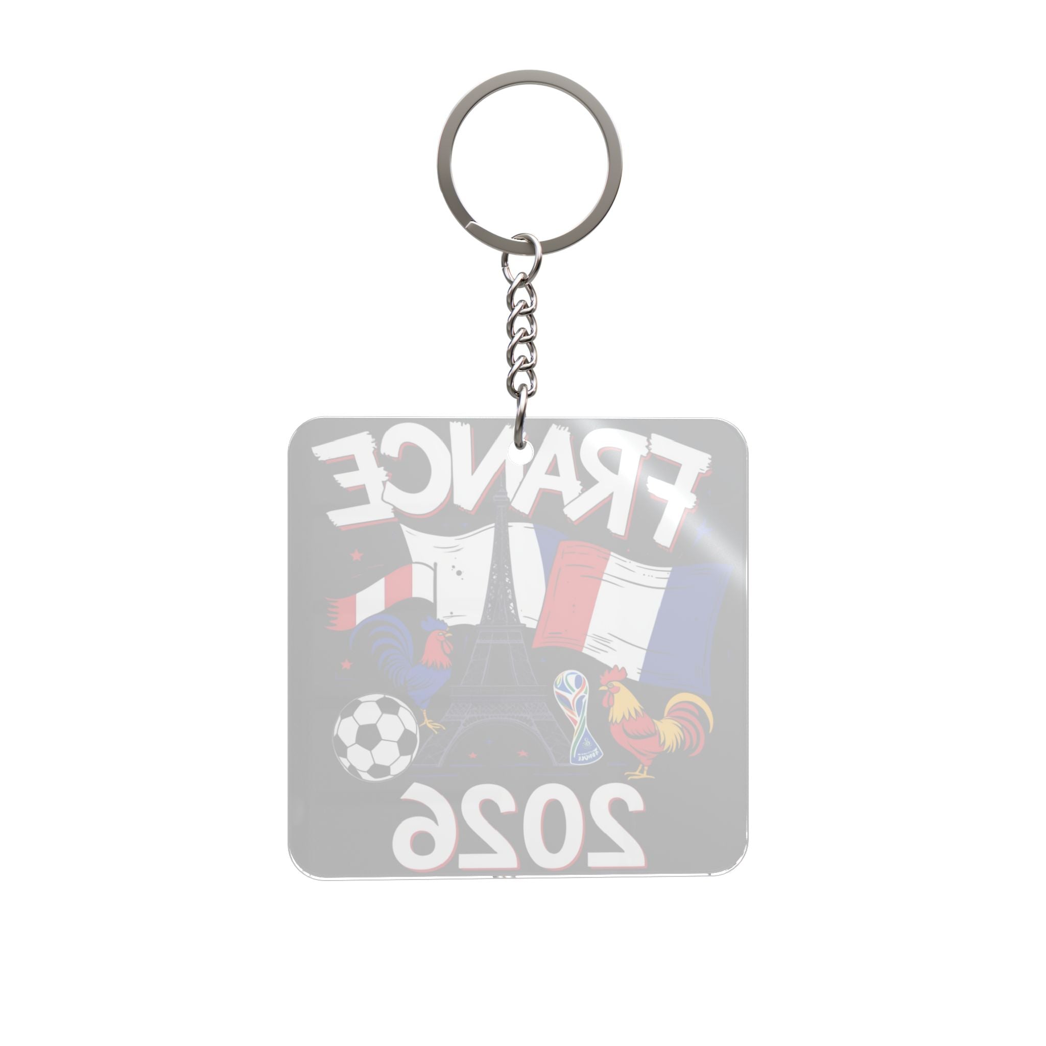 World Cup 2026 France Keychain Football Fan Gift Soccer Key Ring