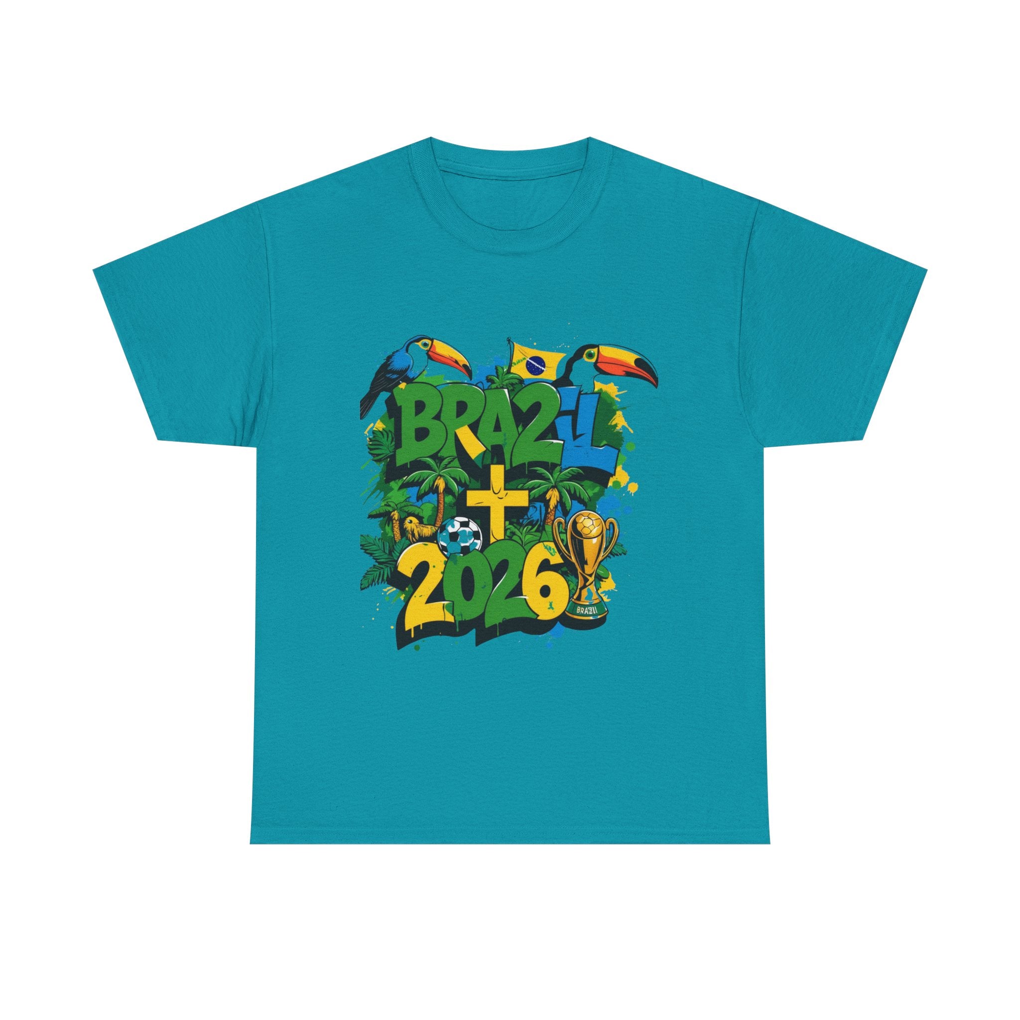 Brazil 2026 Soccer World Cup T-Shirt  Brazil 2026 FIFA World Cup T-Shirt | Brazil Soccer Fan Gift | Football Tee | Unisex