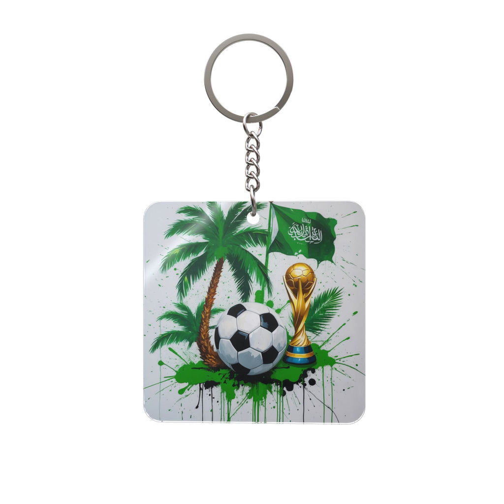 World Cup 2026 Saudi Arabia Keychain Football Fan Gift Soccer Key Ring