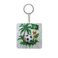 World Cup 2026 Saudi Arabia Keychain Football Fan Gift Soccer Key Ring