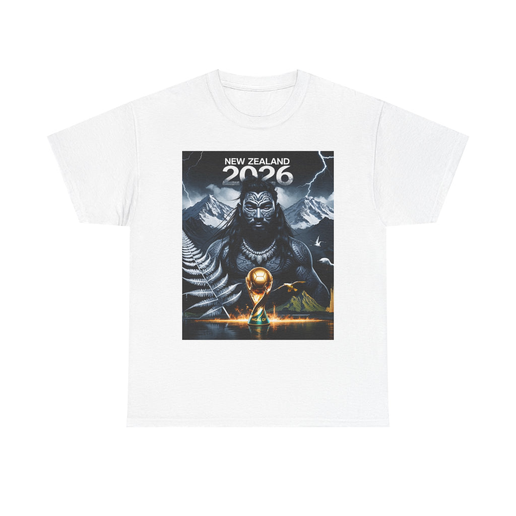 New Zealand 2026 FIFA World Cup T-Shirt | All Whites Fan Gift | Football Tee | Unisex