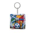 World Cup 2026 Cape Verde Keychain Football Fan Gift Soccer Key Ring