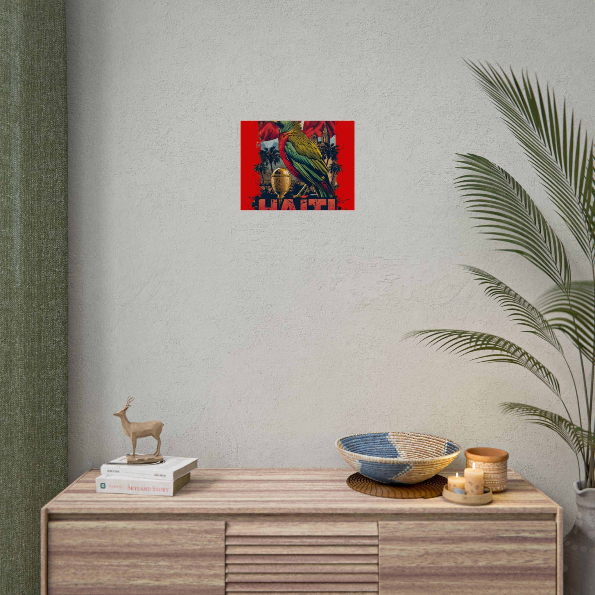 Haiti Soccer Poster 2026 World Cup Les Grenadiers Wall Art Football Print