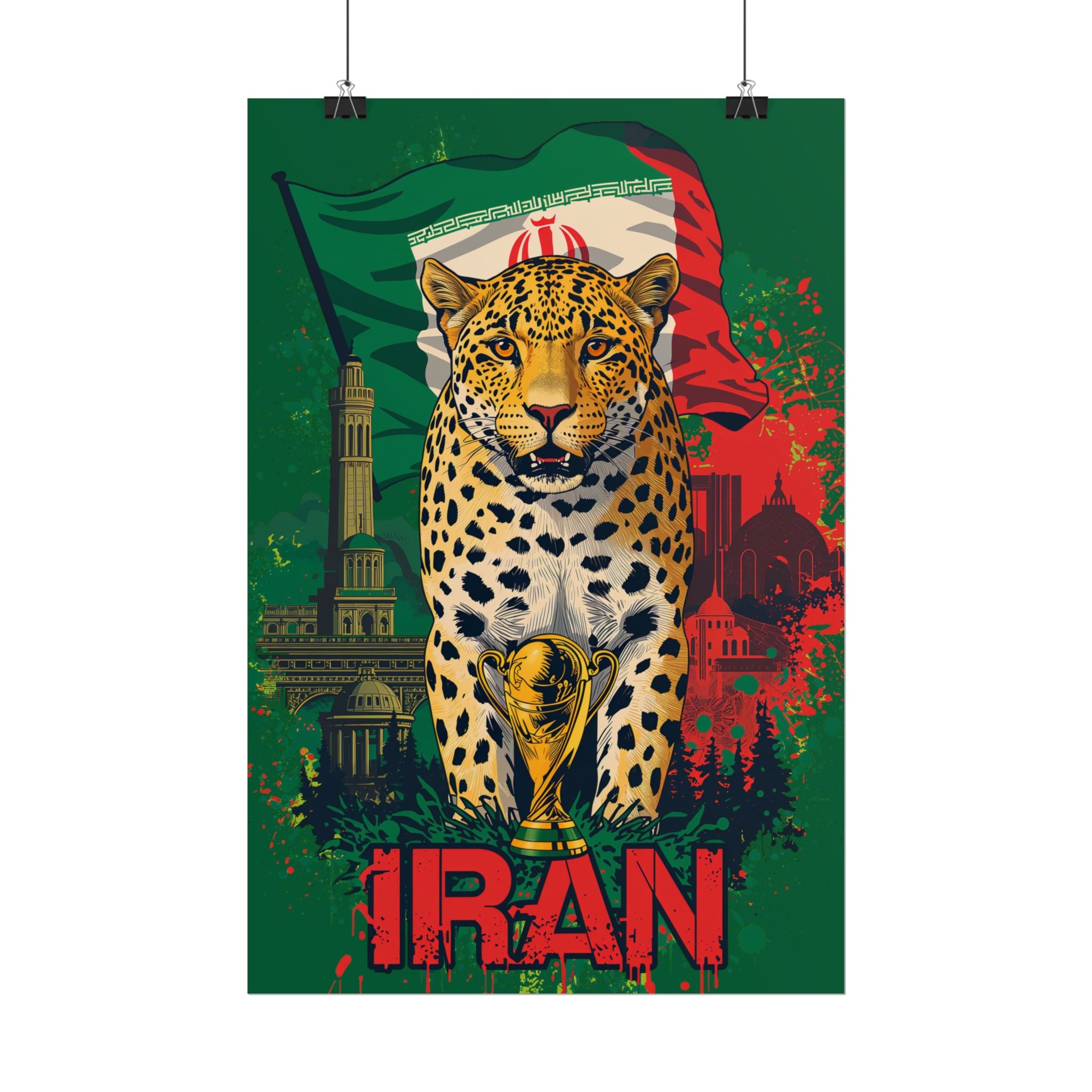 Iran Poster — Vintage National Pride Wall Art