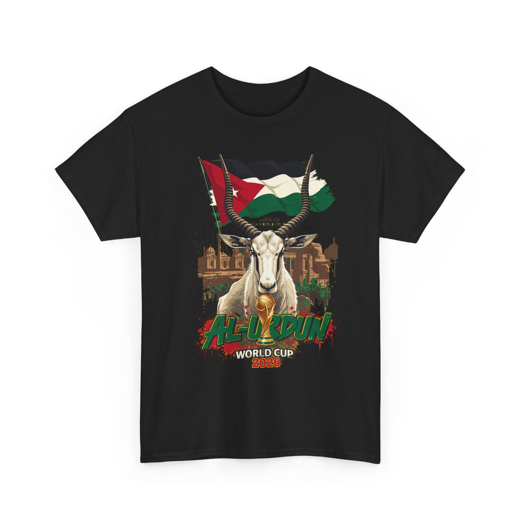 Jordan 2026 FIFA World Cup T-Shirt | The Chivalrous Fan Gift | Al-Nashama Football Tee | Unisex Graphic Tee