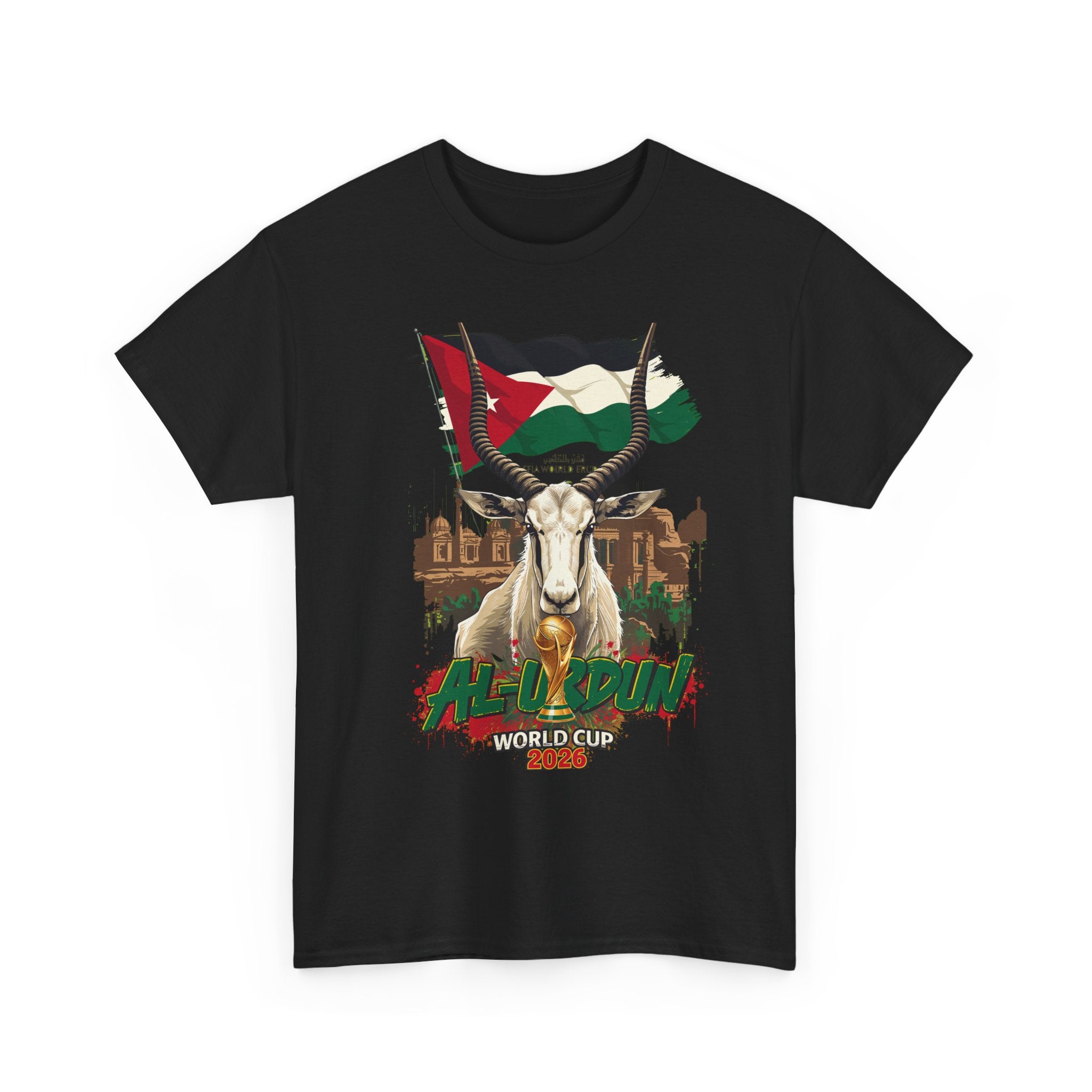 Jordan 2026 FIFA World Cup T-Shirt | The Chivalrous Fan Gift | Al-Nashama Football Tee | Unisex Graphic Tee