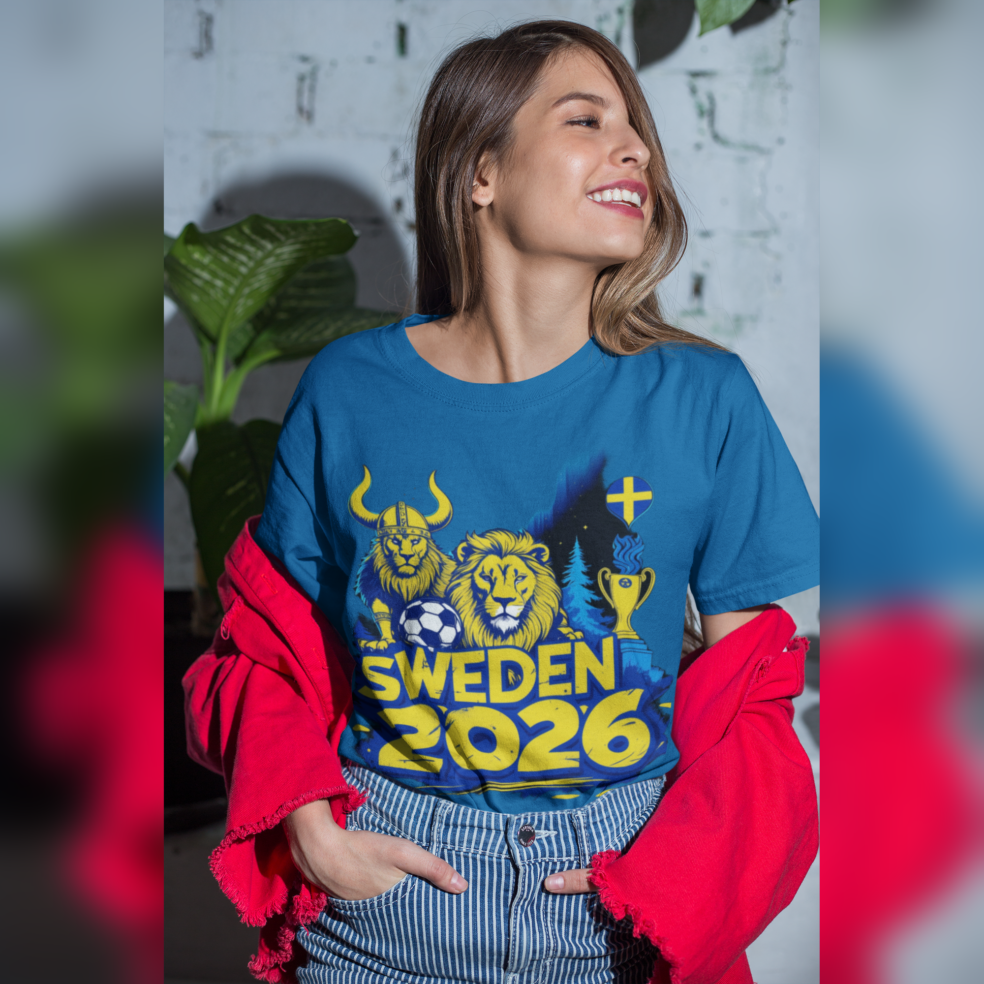 SWEDEN 2026 FIFA World Cup T-Shirt | Swedish Football Fan Gift | Soccer Tee | Unisex