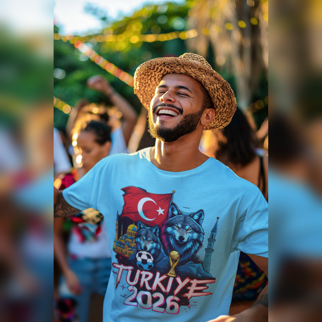 TURKIYE | TURKEY 2026 FIFA World Cup T-Shirt | Turkish Football Fan Gift | Soccer Tee | Unisex