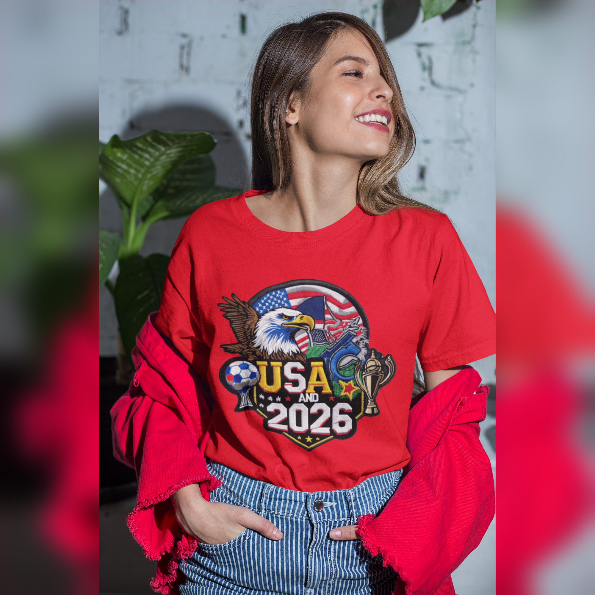 USA 2026 FIFA World Cup T-Shirt | American Soccer Fan Gift | Football Tee | Unisex
