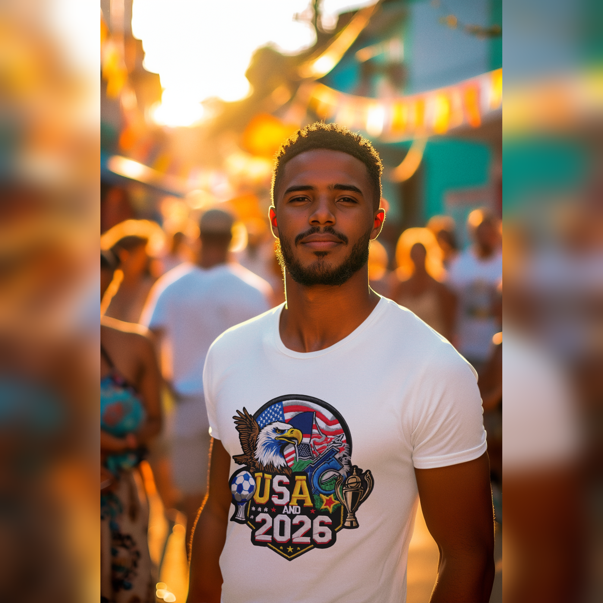 USA 2026 FIFA World Cup T-Shirt | American Soccer Fan Gift | Football Tee | Unisex