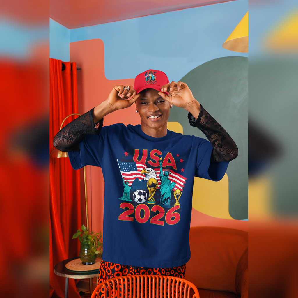 USA 2026 FIFA World Cup T-Shirt | American Soccer Fan Gift | Football Tee | Unisex