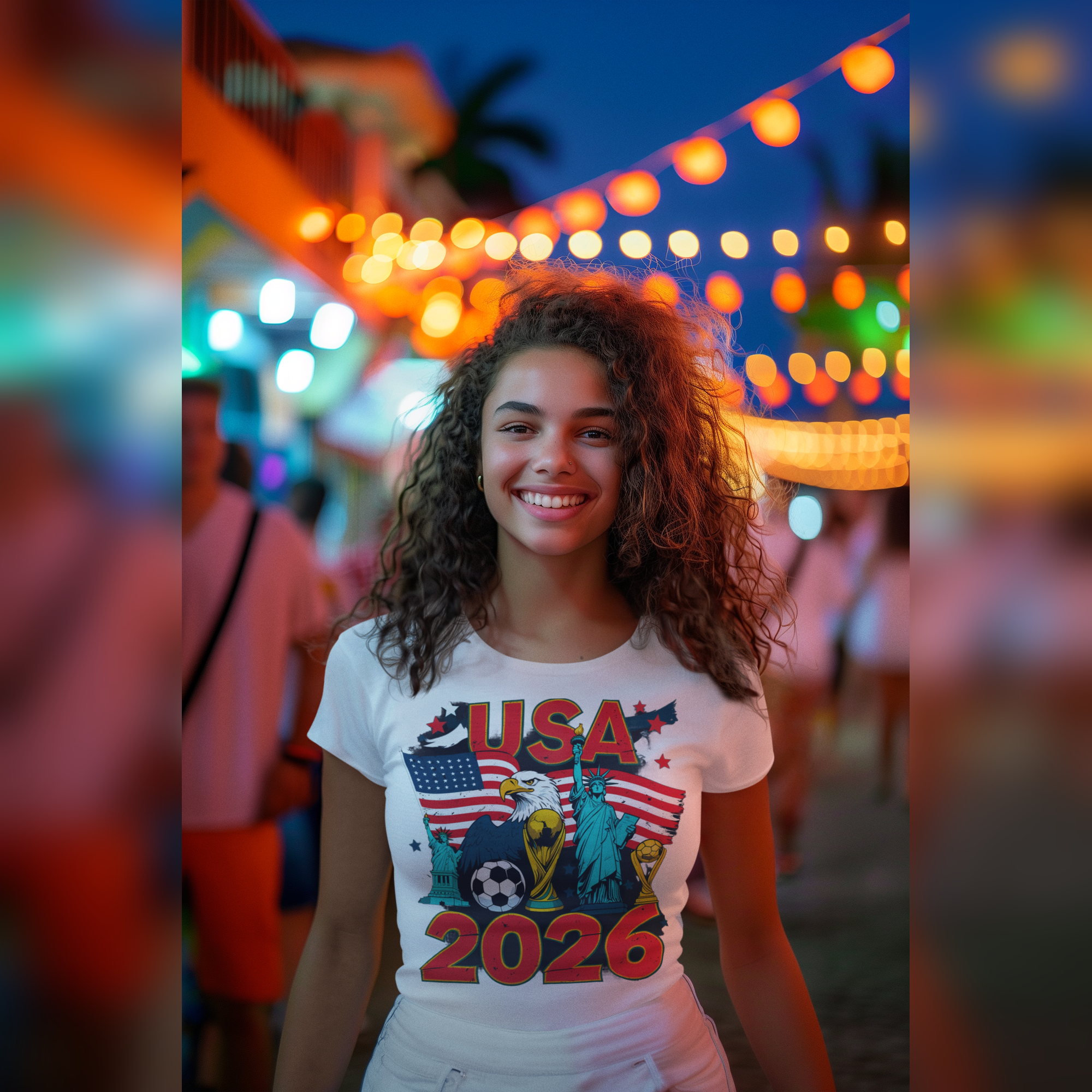 USA 2026 FIFA World Cup T-Shirt | American Soccer Fan Gift | Football Tee | Unisex