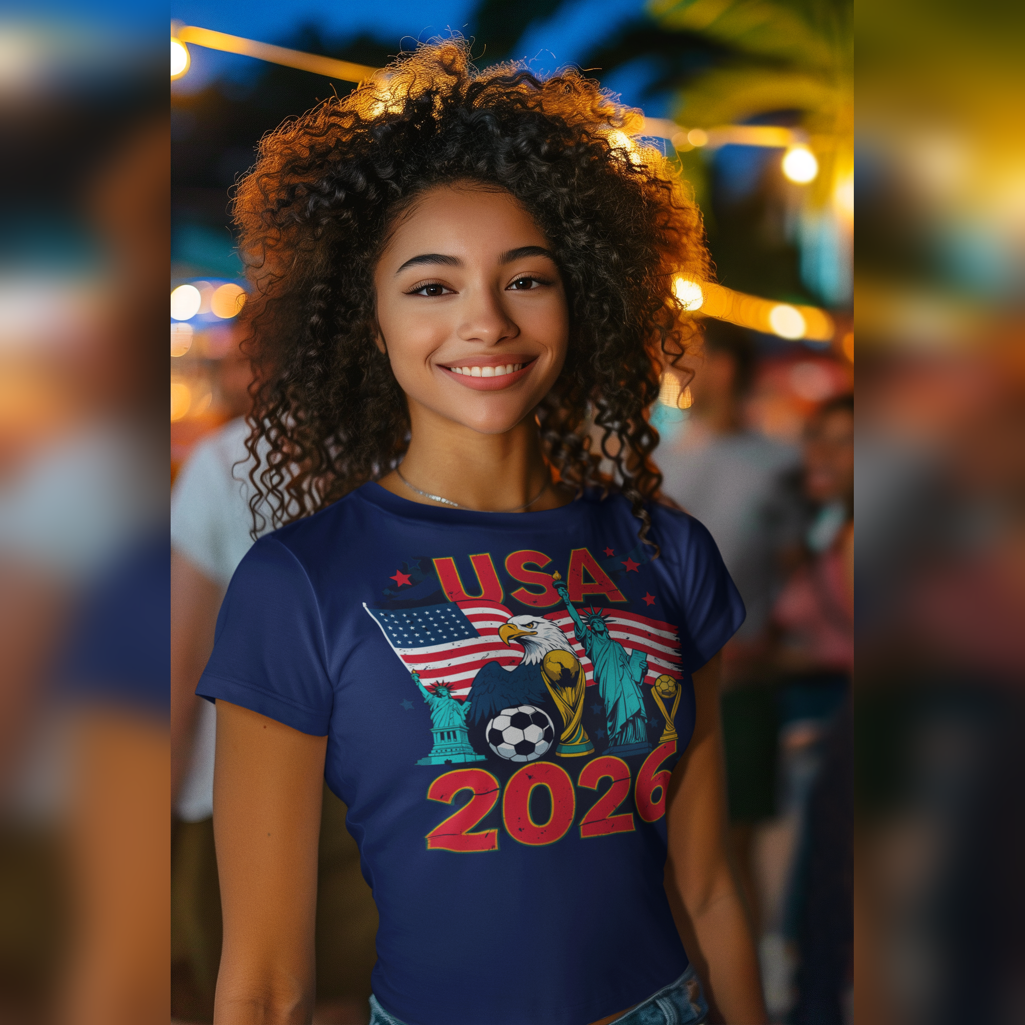 USA 2026 FIFA World Cup T-Shirt | American Soccer Fan Gift | Football Tee | Unisex