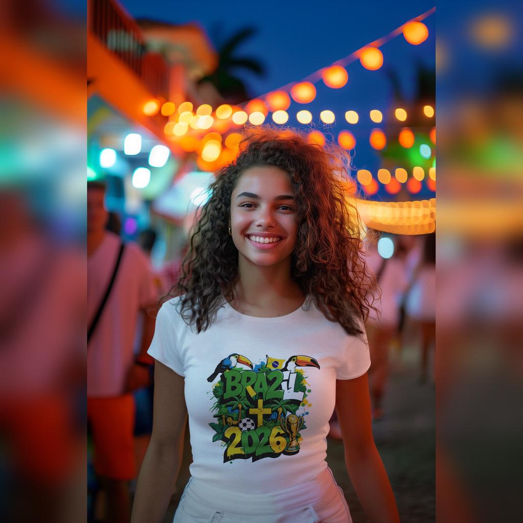 Brazil 2026 Soccer World Cup T-Shirt  Brazil 2026 FIFA World Cup T-Shirt | Brazil Soccer Fan Gift | Football Tee | Unisex