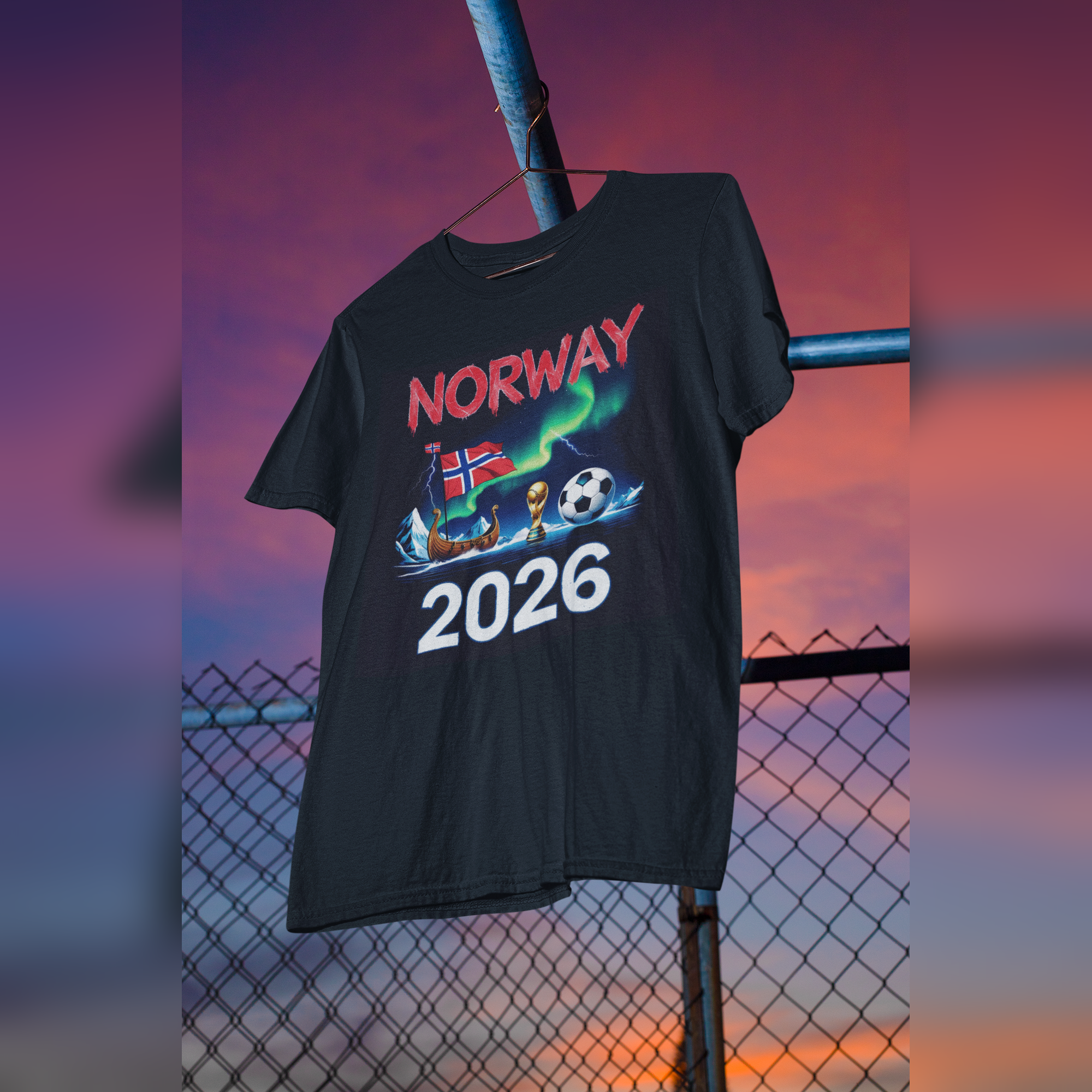 Norway 2026 FIFA World Cup T-Shirt | Norwegian Soccer Fan Gift | Football Tee | Unisex