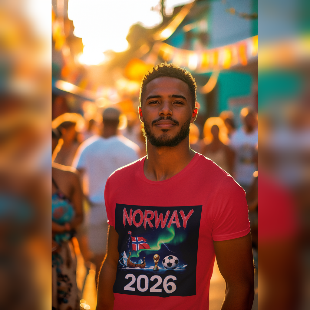 Norway 2026 FIFA World Cup T-Shirt | Norwegian Soccer Fan Gift | Football Tee | Unisex